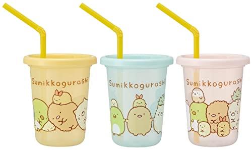 スケーター(Skater) ストロー付 タンブラー 230ml 3個 すみっコぐらし 日本製 SIH2ST-A