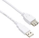 バッファロー BUFFALO USB2.0延長ケーブル プリンター用 (A to A) ホワイト 3m BSUAA230WH(2)