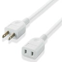 エレコム(ELECOM) ELECOM 2ピンプラグ電源延長ケーブル 5.0m T-E2250(2)
