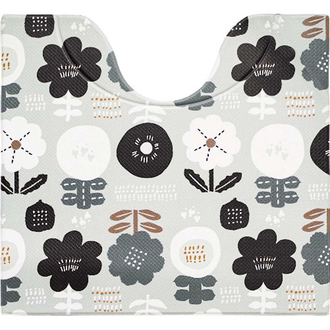 オカトー(Okato) スキマにピタっ！拭けるPVCトイレマット(キンプ)