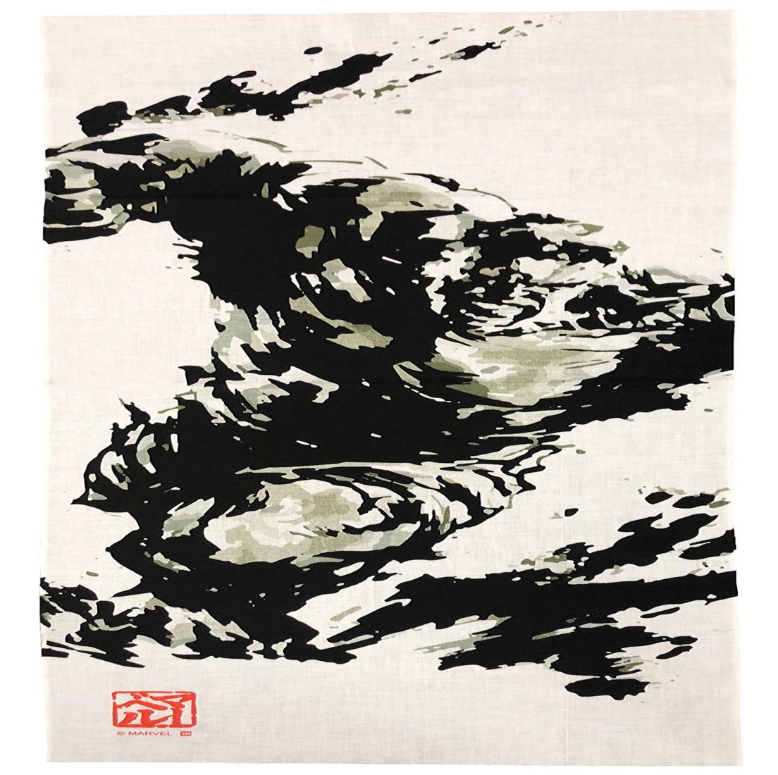 丸眞 手ぬぐい MARVEL ハルク 墨絵風/ハルク 綿100% 日本製 2505031100 34×90cm