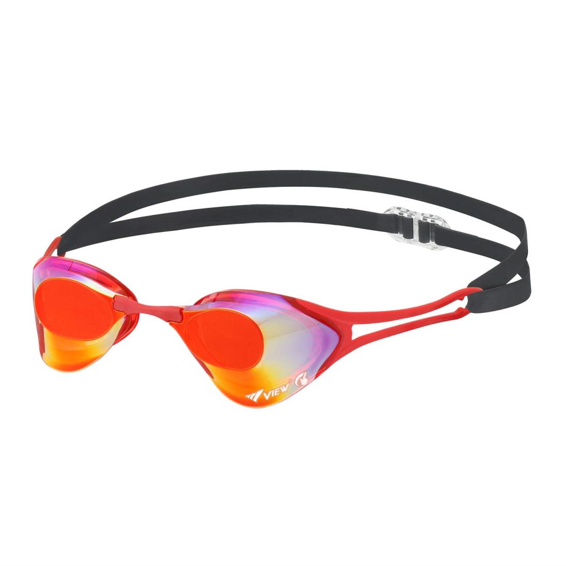 ビュー スイミングゴーグル BladeZERO 日本製 レーシング ミラータイプ ノンクッション 10歳～大人用 Fina承認モデル くもり止め機能SWIPE搭載 V127SAM RSFD