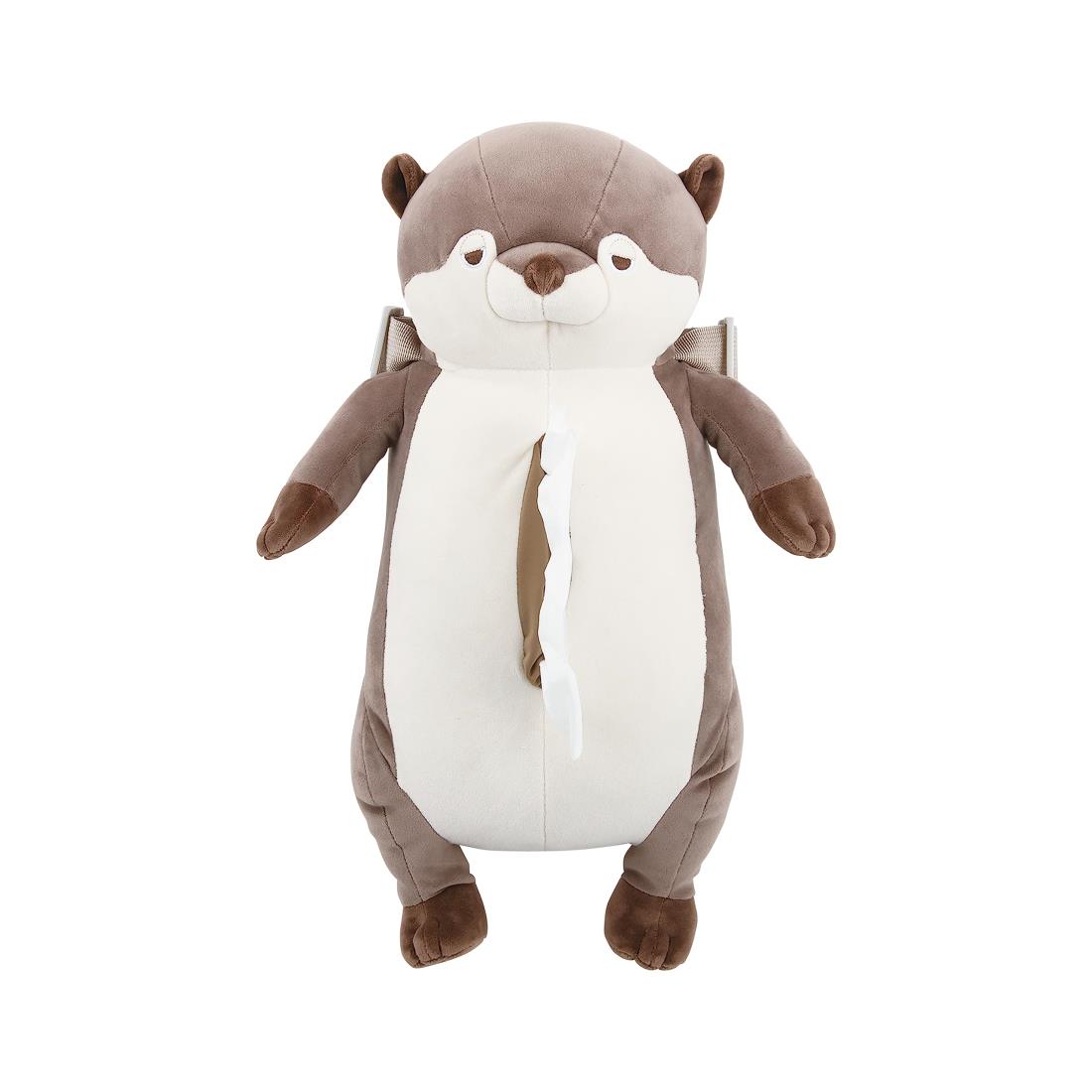 LIV HEART りぶはあと ティッシュケース リラカ カワウソのくるり (全長約39cm) キャラクター かわいい 車 17904-33