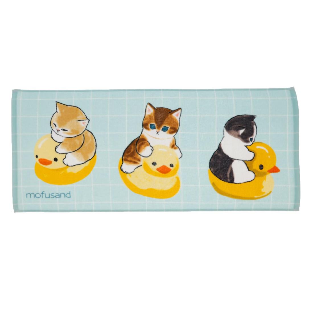 丸眞 フェイスタオル mofusand おふろにゃん モフサンド もふさんど mohusanndo 猫 ネコ かわいい フェ..