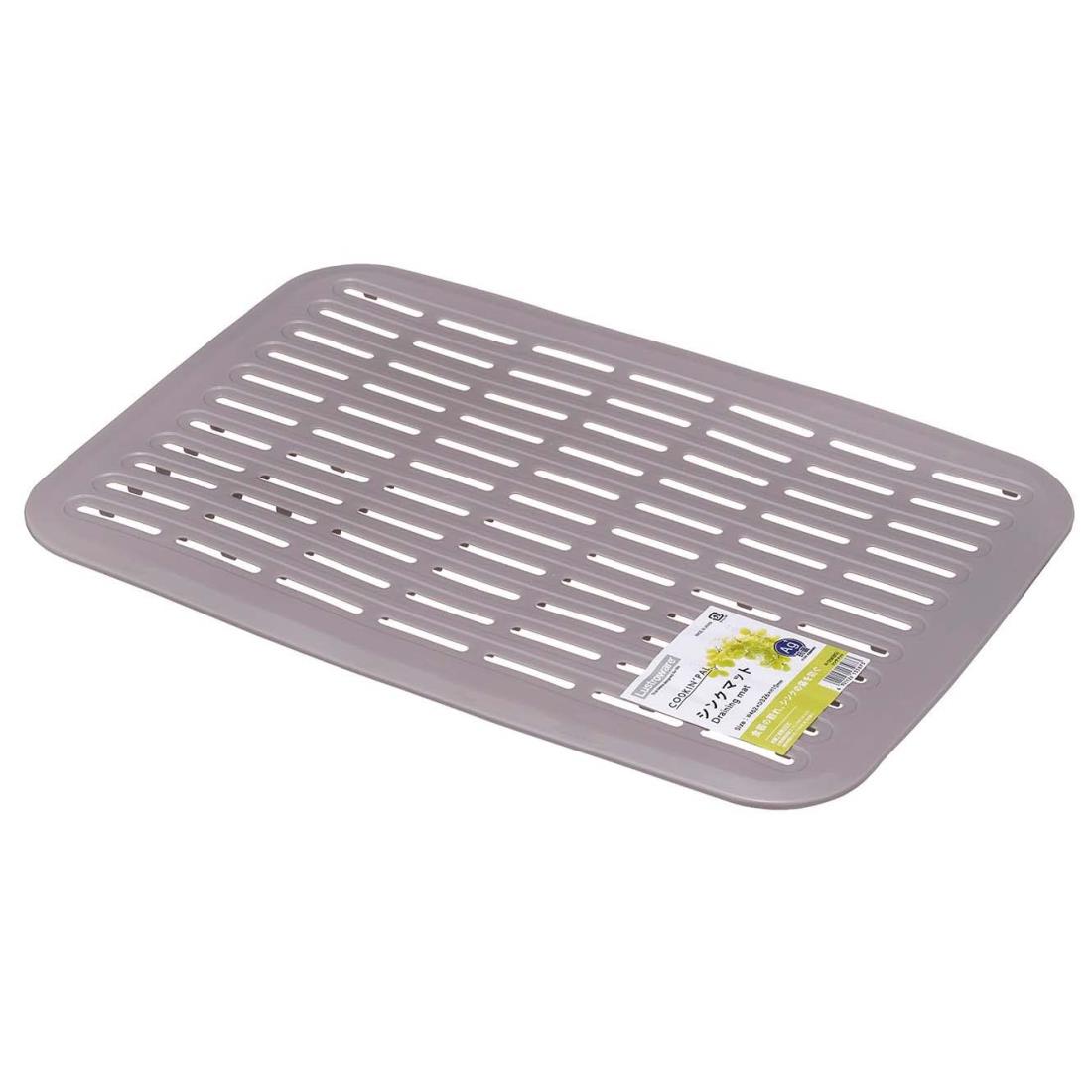 岩崎工業 シンクマット ベージュグレイ 幅46.2×奥行32.6×高さ1cm K-1358 BG 日本製