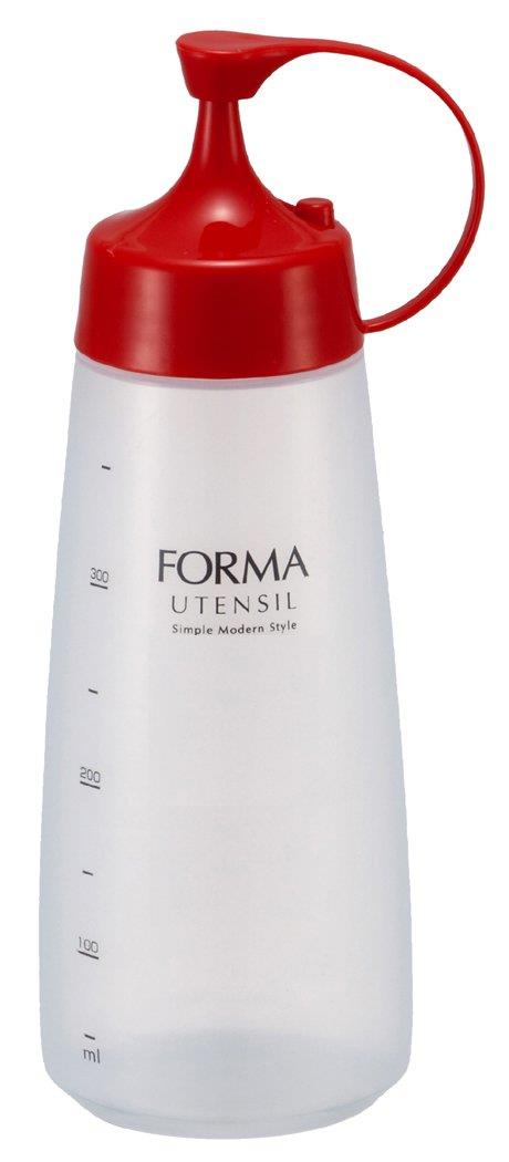 アスベル 調味料ボトル 細口大 フォルマ レッド 2141