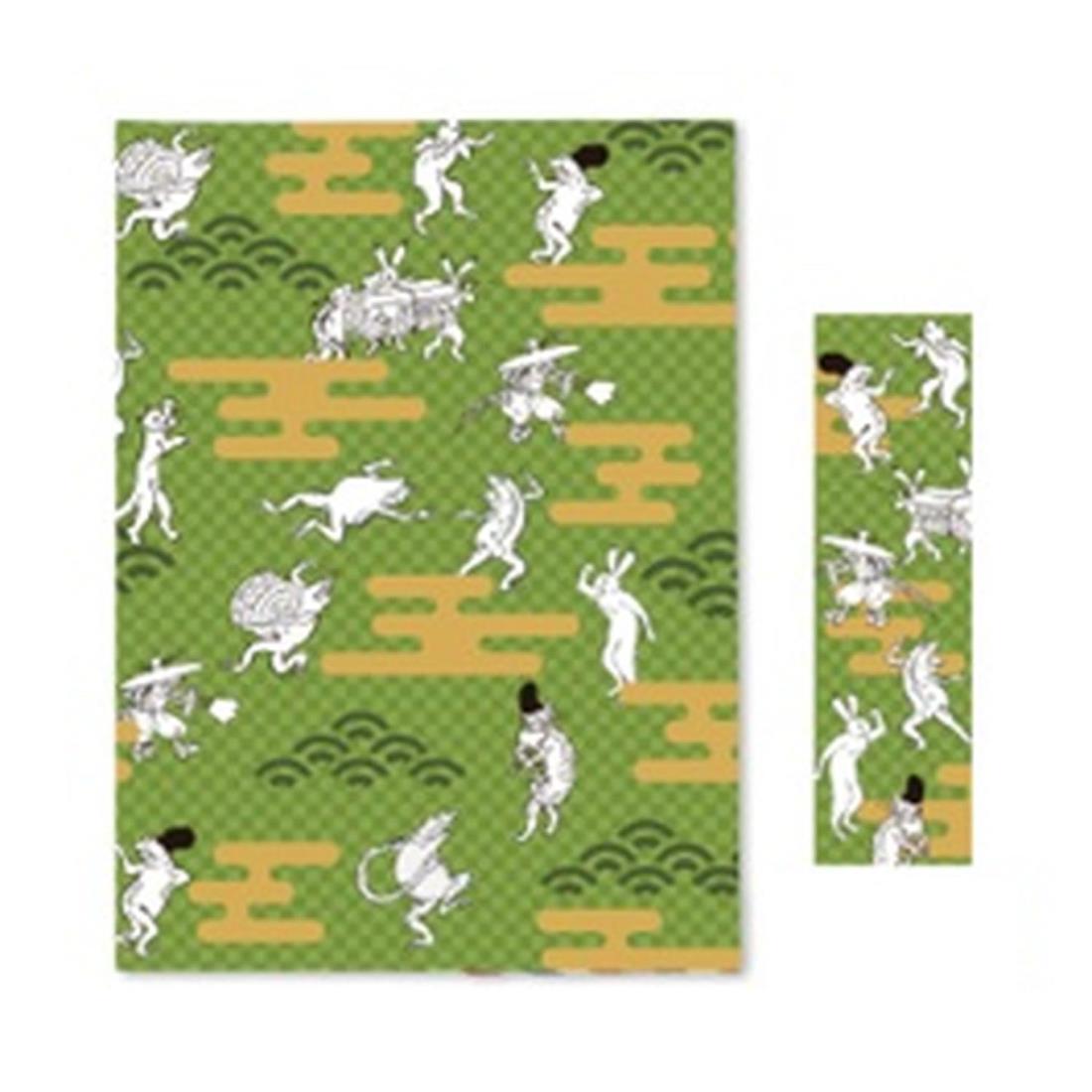 アーティミス ブックカバー フリーサイズ 鳥獣戯画と霞 FFSBC-554