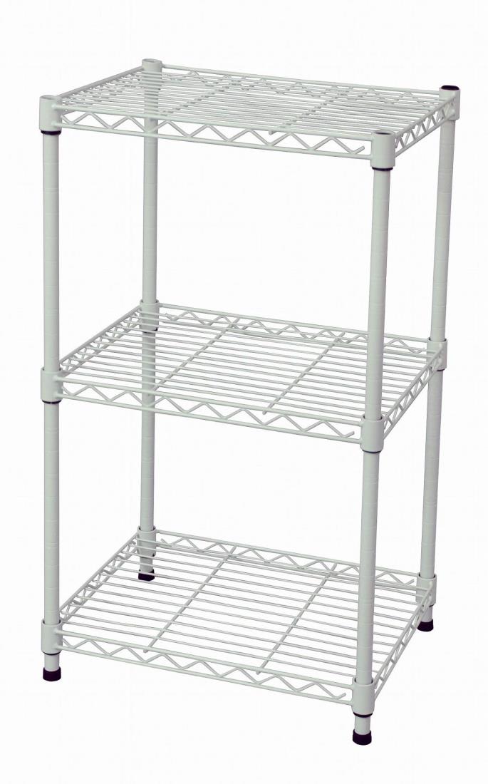 エイアイテック(AITECH) メタルラック本体 ホワイト 45x35x61.8cm 19φスチールラックセット NS-4535WH