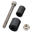 デイトナ(Daytona) バイク用 アルミビレットバーエンド 補修品 BULLET/カナード/エアロタイプ用 フィッティングラバーセット 26107 シルバー