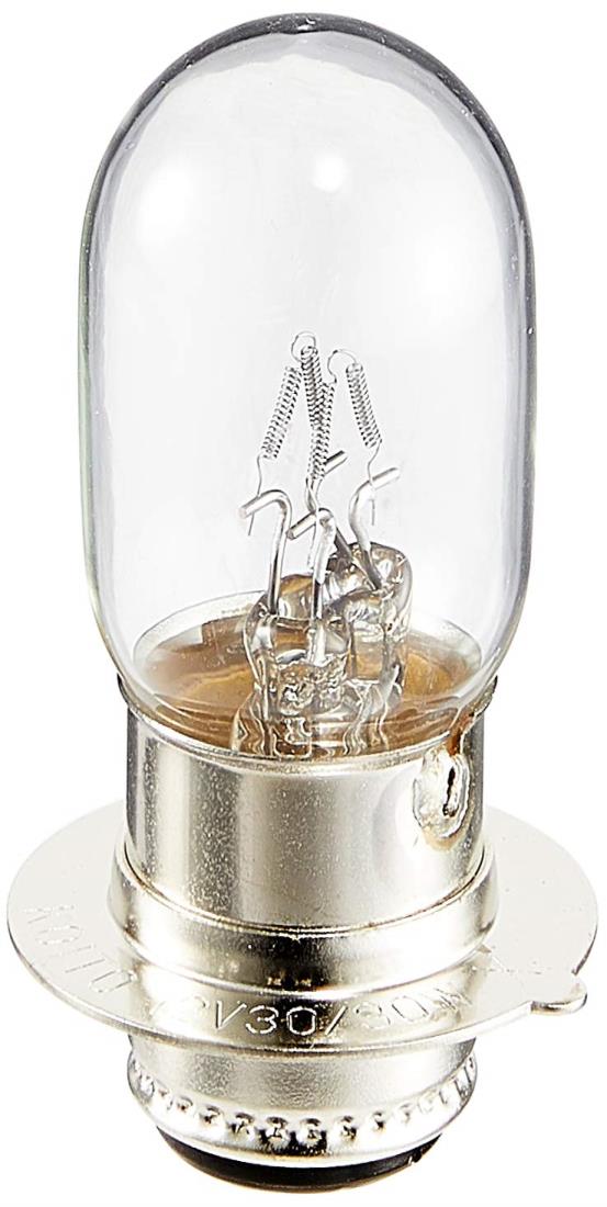 小糸製作所(KOITO) ノーマルバルブ 二輪車前照灯用 12V30/30W クリアー 1個入り P15d-25-1(小型ツバ付..