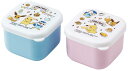 スケーター(Skater) ミニ シール容器 保存容器 おかず入れ 130ml 2個組 ポケモン カフェアート MO1WAG-A