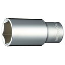 トネ(TONE) ディープソケット(6角) 3S-22L 差込角9.5mm(3/8”) 二面幅22mm
