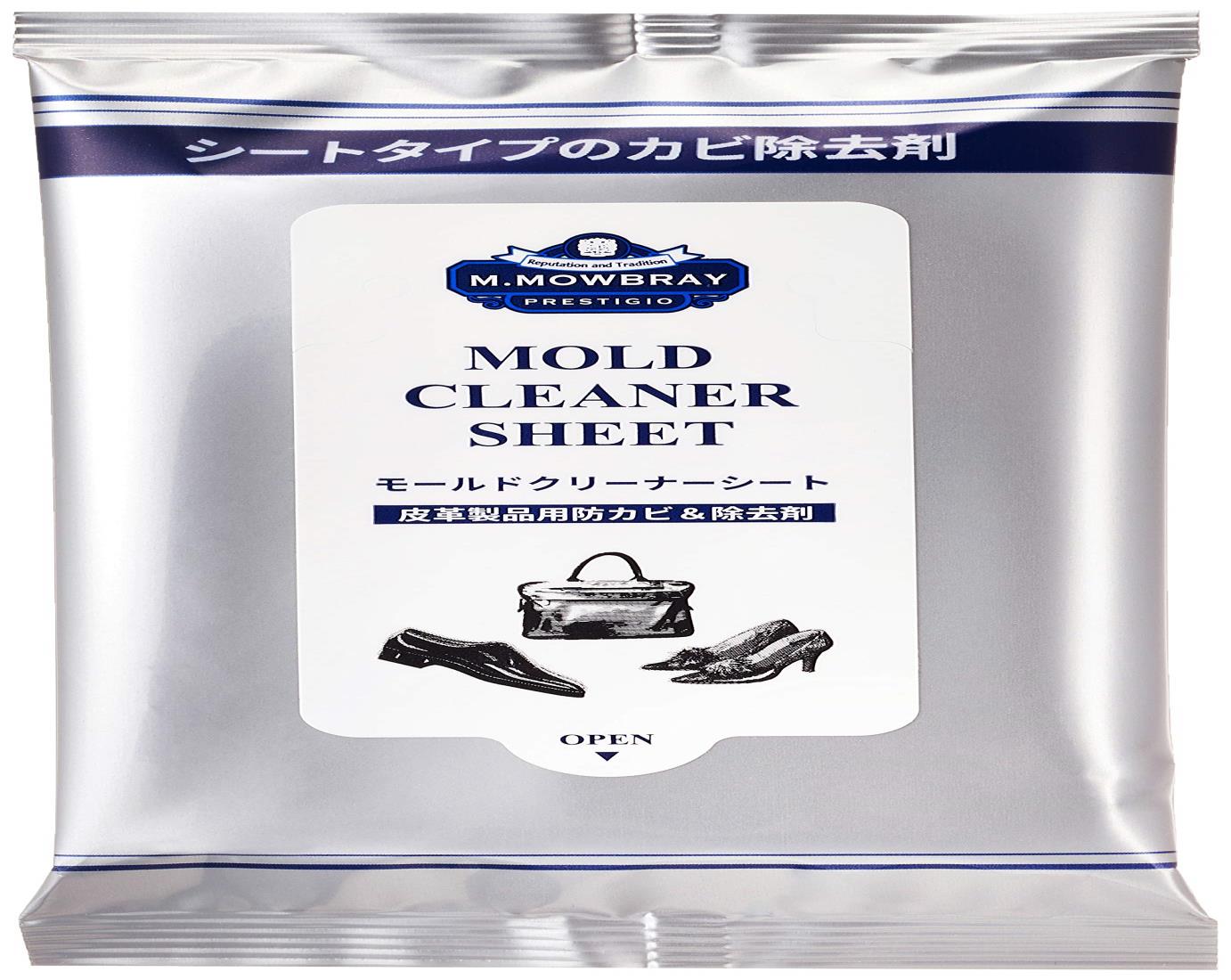 エム・モゥブレィ プレステージ 皮革製品用カビ落とし/予防 使い捨てシート モールドクリーナーシート 10枚入り メンズ マルチカラー Free