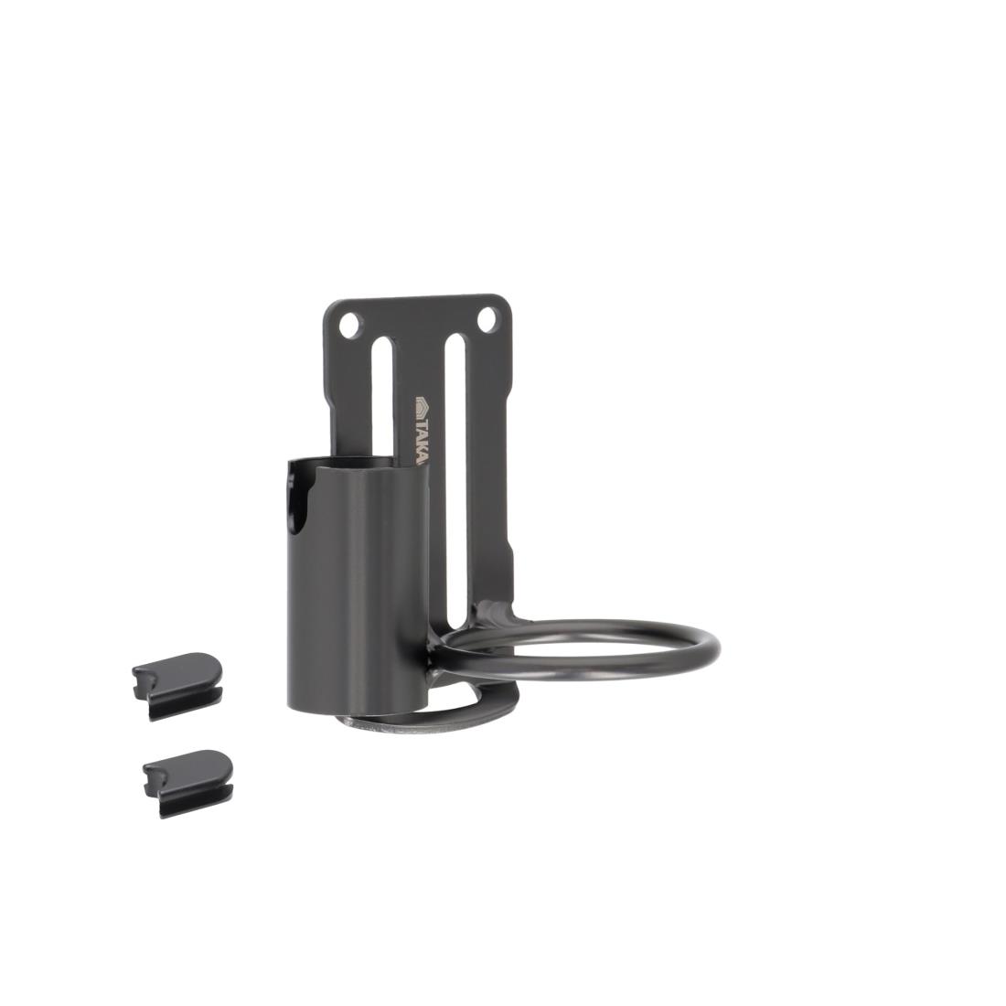 儀(Takagi) アルミ ツールホルダー ハンマー·バール差し スペーサー 2個付き ベルト通し幅 調整可能 縦滑り·横滑りを軽減 ズレにくい 工具差し 工具掛け ハンマー 1穴 金づち バール 収納 アルミ製 軽量 腰への負担軽減 ブラック ベルト幅 60mmまで対応 工具重量 3kg以内