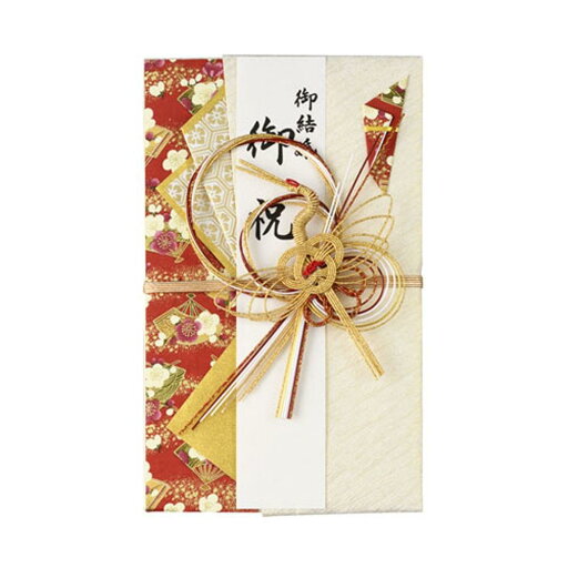 マルアイ 祝儀袋 結婚式 デザイン 和風 金鶴 赤 1枚 キ9R マルアイ 祝儀袋 結婚式 デザイン 和風 金鶴 赤 1枚 キ9R