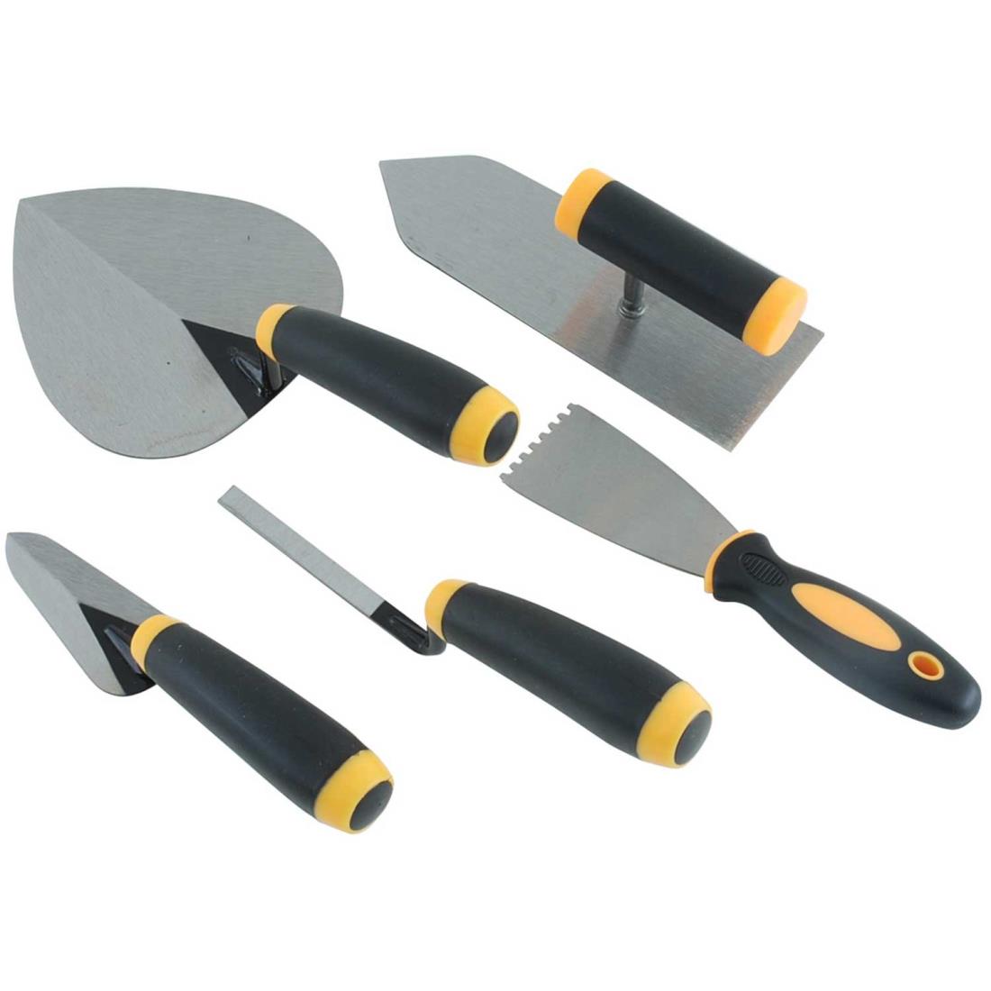 イーバリュー(E-Value) DIY左官ごて5点セット 日曜大工の左官作業