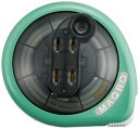 ハタヤ (HATAYA) コードリール 小型 屋内用 ホームリール 100V型 手動巻 2m 太さ1.25㎟ コンセント2個 L型プラグ 軽量 コ...