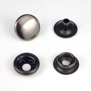 ジャンパーホック 大 7050 15mm 10セット (黒ニッケル)