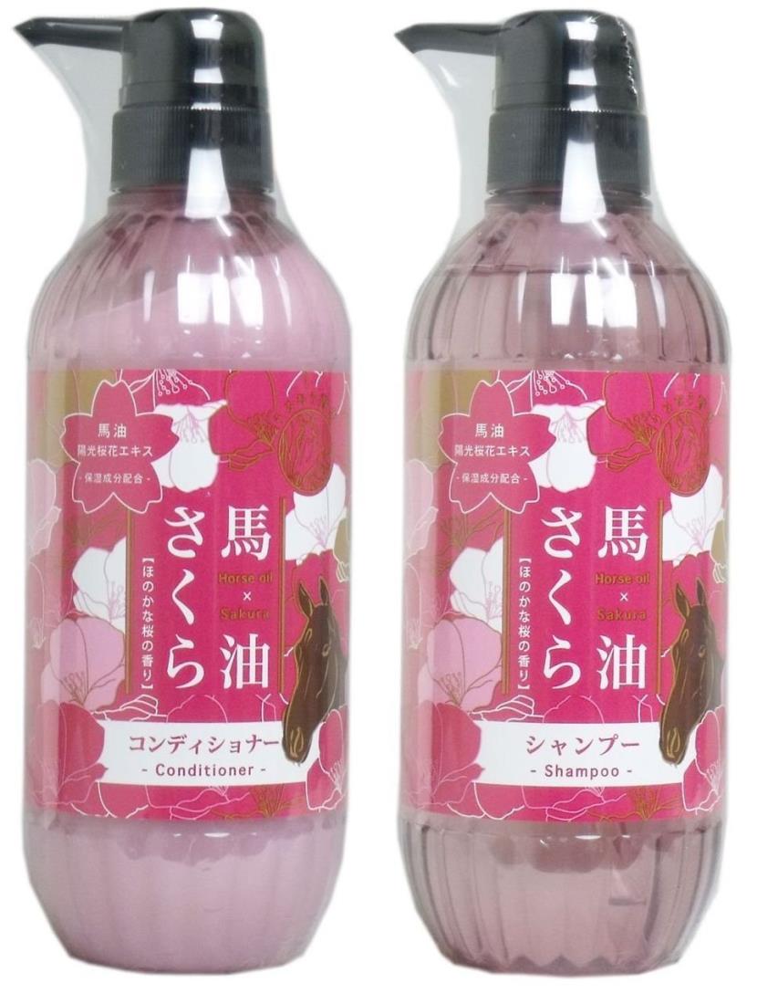 PIEEF フェニックス 馬油さくら シャンプー・コンディショナー 2点セット