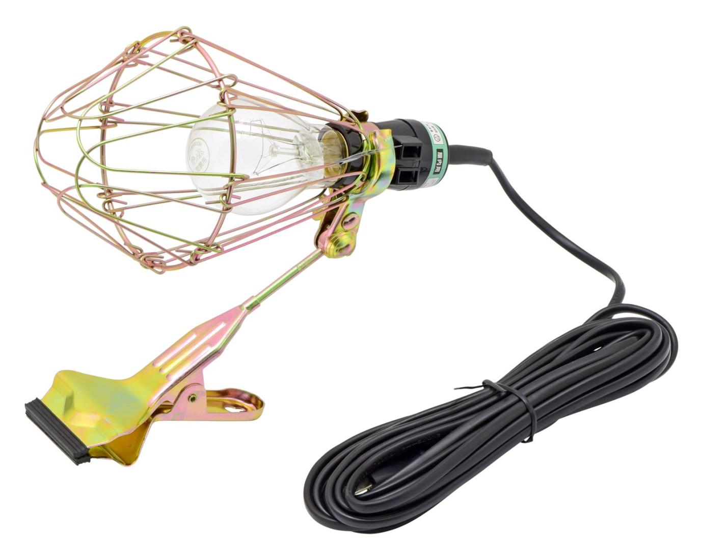 高儀(Takagi) クリップライト 100W耐震球 EARTH MAN CLT-110【連結コンセント付】【口径E26】【照射角..