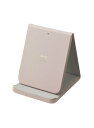 BRUNO ブルーノ ワイヤレス充電器 ワイヤレスチャージャー 折りたたみスタンド テレワーク 在宅ワーク 在宅勤務 ピンク × グレー BDE048-PK×GY