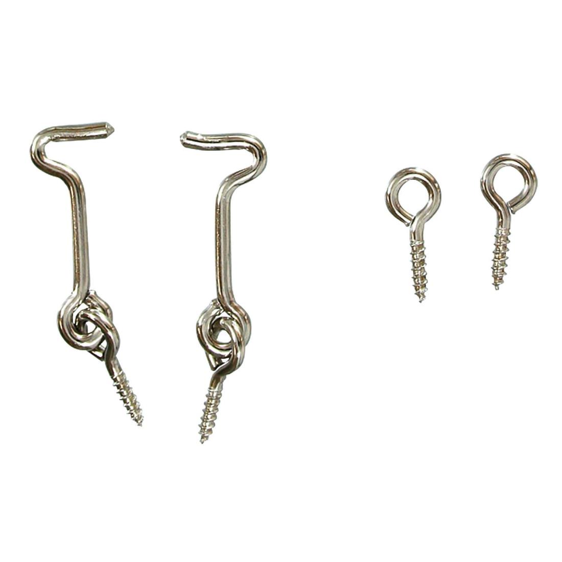 和気産業(Waki Sangyo) 鉄ニッケルアオリ止め 木製扉 家具 簡易戸締り 38mm VC-007