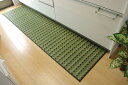イケヒコ キッチンマット い草 い草マット 国産 ドット柄 Fドロップ グリーン 約43×240cm #8230820(3)