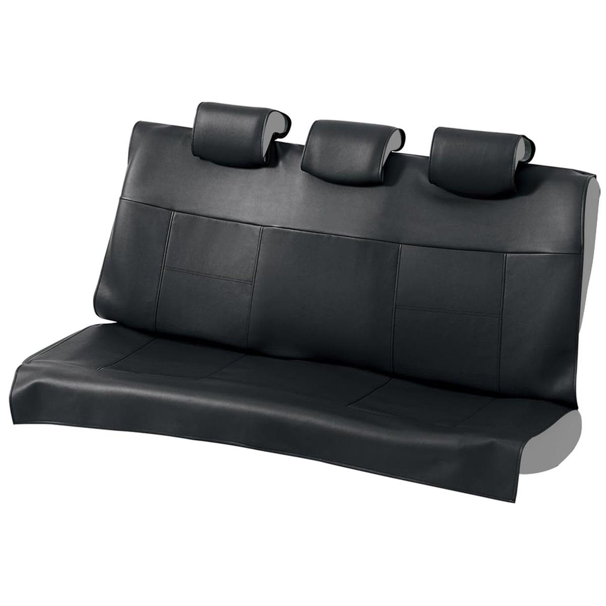 ボンフォーム(BONFORM) シートカバー グランドレザー 軽/普通車 後席単品 ケイ・コンパクトカーリヤ ブラック 4364-26BK