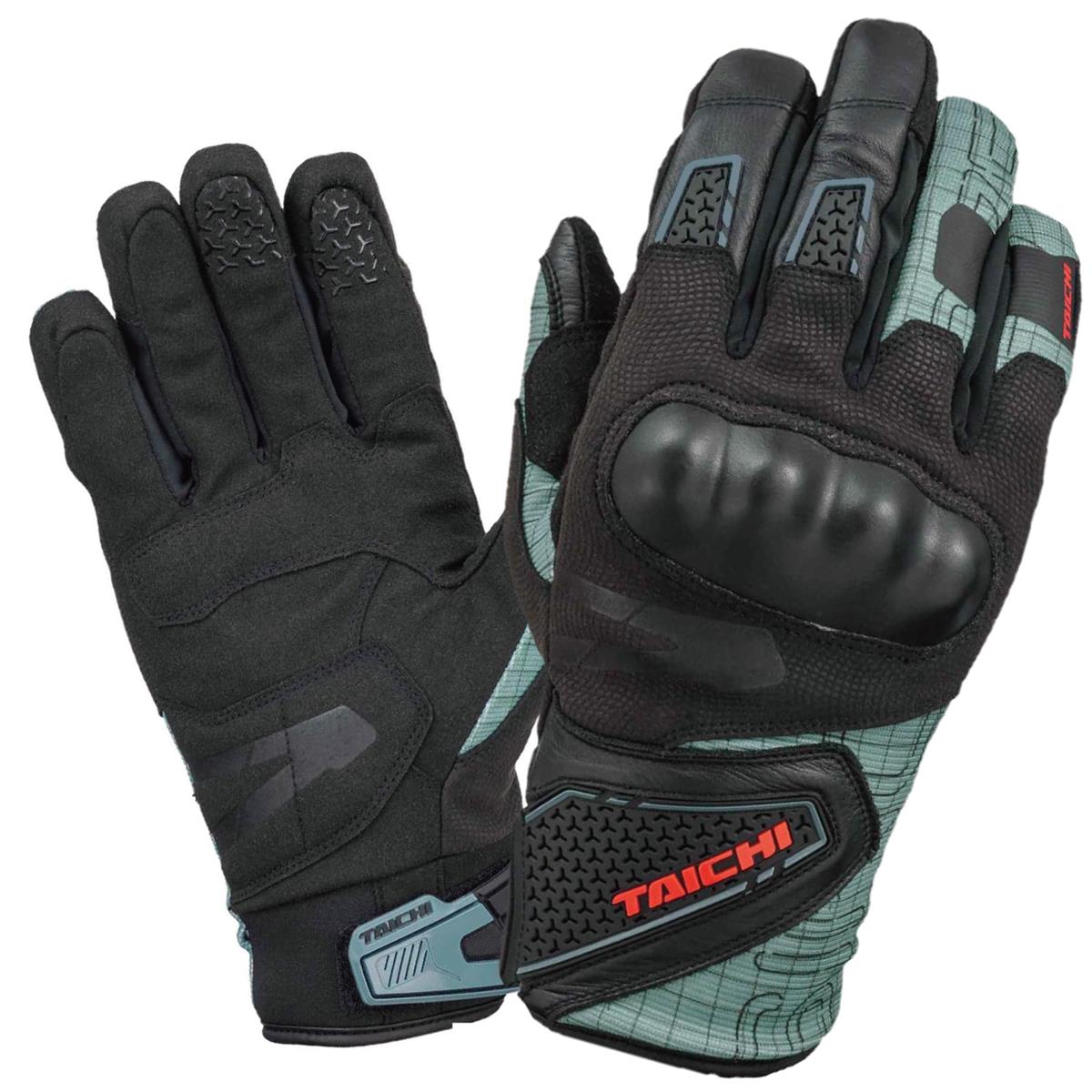 RSタイチ(RS TAICHI) バイク ライディンググローブ 秋冬 防水 防寒 保温 タッチパネル対応 プロテクター内蔵 モトアーバン ウインターグローブ RST663 BLACK/MINT M
