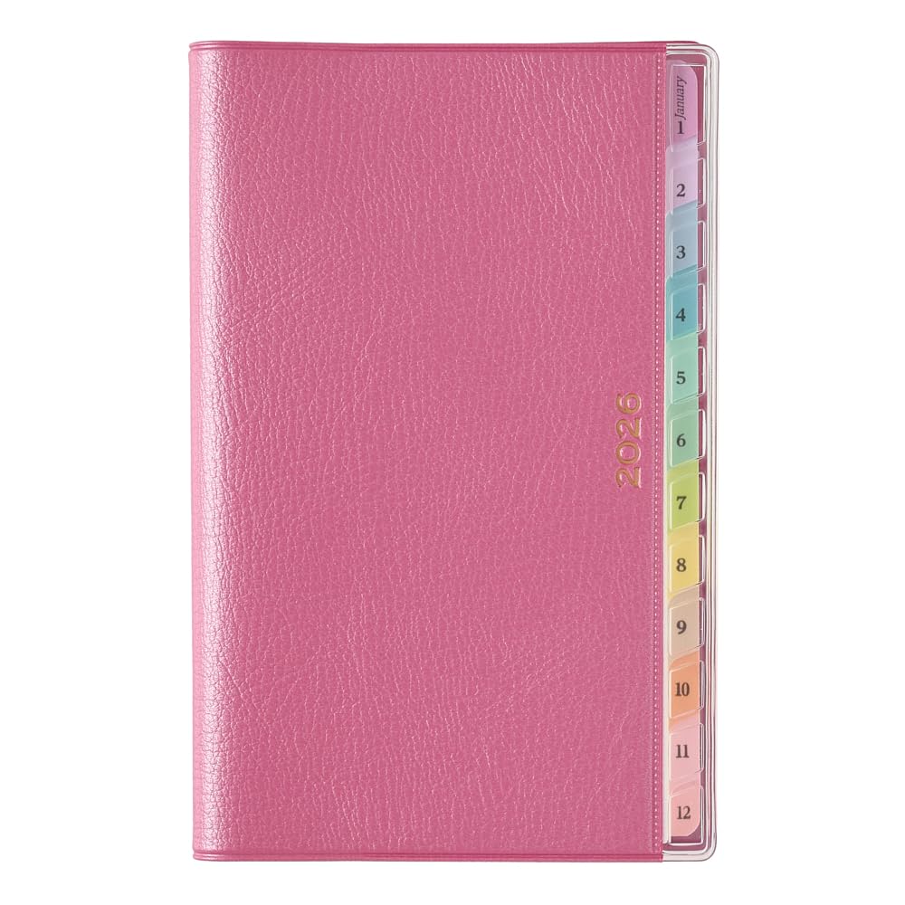 2202 ペイジェムウィークリーコンパクト-iメモ月曜(ラズベリー)