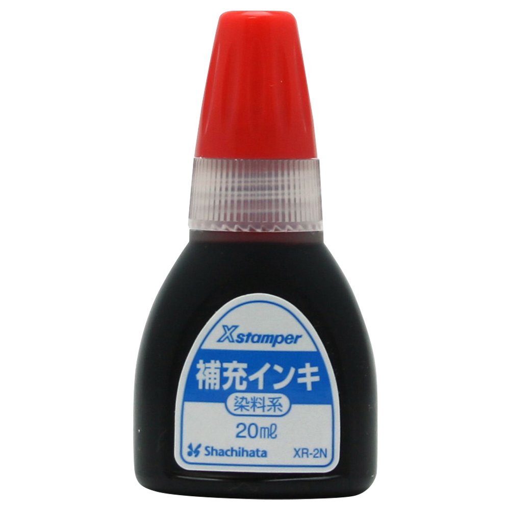 シャチハタ Xスタンパー 補充インク 染料系 XR-2N 20ml 赤