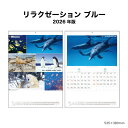 【SALE30%OFF】カレンダー 2026年 壁掛け リラクゼーションブルー NK32 2026年版 カレンダー 壁掛け おしゃれ ヒーリングアート 海 イル...