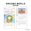 カレンダー 2026年 壁掛け DREAMY WORLD NK906 2026年版 カレンダー 壁掛け 銅版画家 高宮城都江 イラスト 可愛い 大人向け 風景 アート 癒し系 実用的 257931