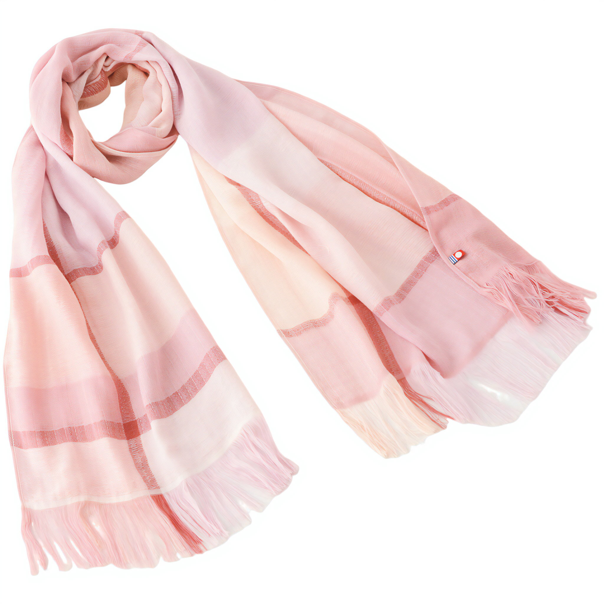 コットン100％使用でふんわり軽やかな肌ざわりのストール 58×185cm 今治 日本製 鮮やかなパターンチェック柄 おしゃれ 薄くて軽く持ち運びしやすい 紫外線対策 冷え対策 4色からお選びいただけます