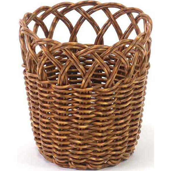 天然素材みたいな手編みの フラワーポット ナチュラルな佇まいでグリーンにぴったり 汚れても水洗いで..