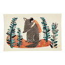 morita MiW 今治タオル ティータオル 45×70cm ランチョンマット コットン100% ガーゼパイル ふんわり オオカミ サル イヌ クマ ナマケモノ ウサギ 6種類からお選びいただけます