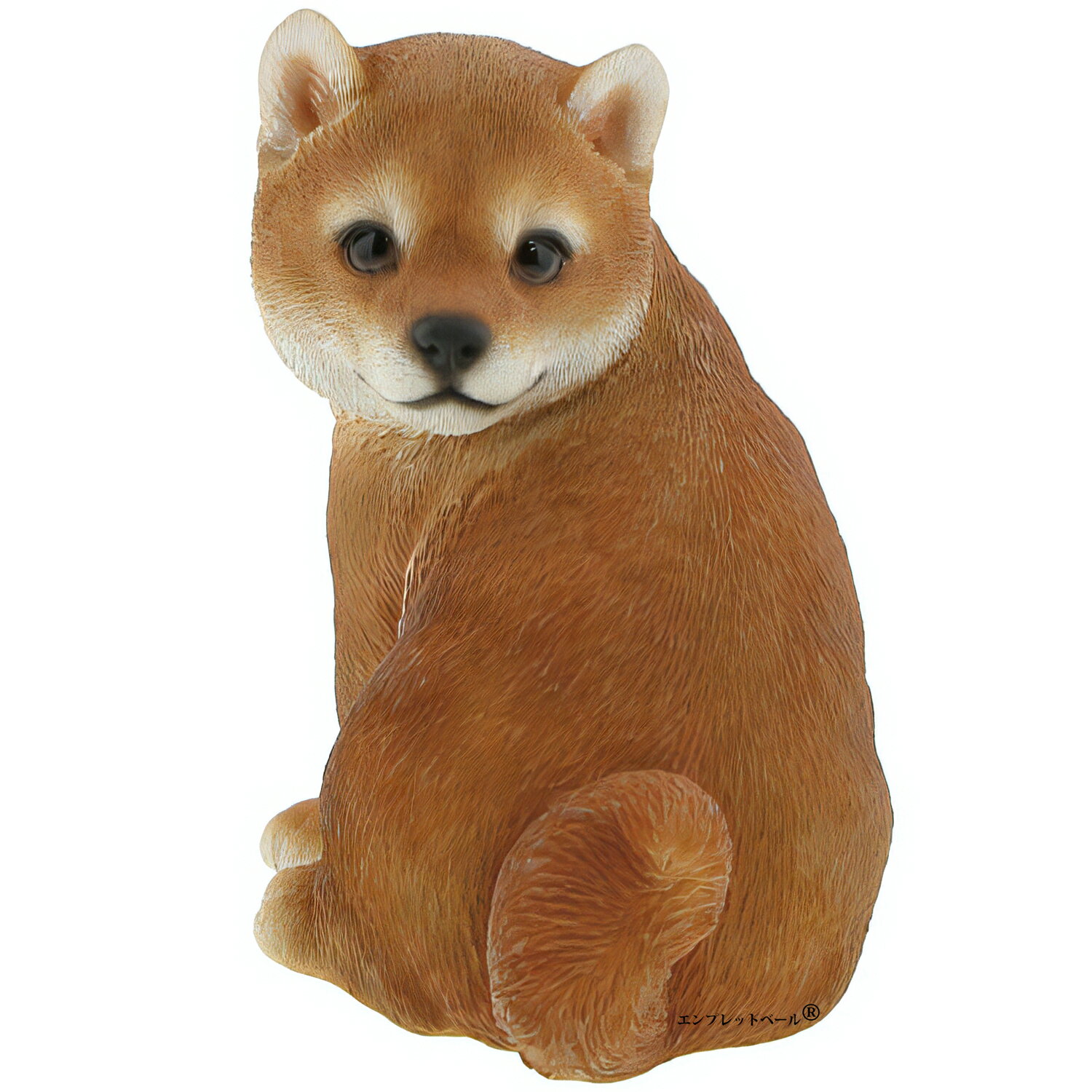Rakuten - リアルすぎてドキッとするほど本物そっくりな犬の ガーデンオーナメント 振り返りポーズ 呼んだ？ シバ 犬好きな人へのプレゼント オブジェ 置物 赤柴、黒柴の2種からお選びいただけます