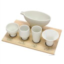 じゃぱん 飲みくらべセット 美濃焼 酒器 ツボミ ワングリ ラッパ ストレートの5点セット 口当たりによって味の感じ方が変わると言われるお酒を是非ご自宅でお試し...