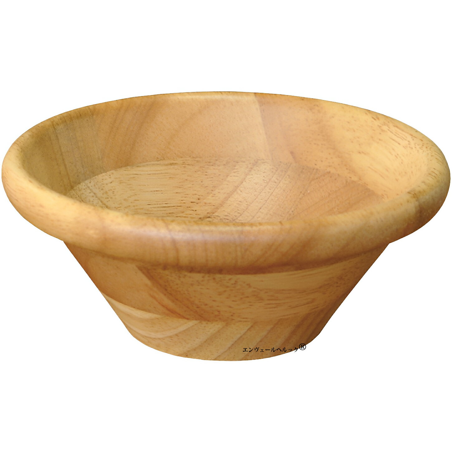 見た目に優しい 天然木 サラダボウル 直径24×高さ8cm 大 ナチュラル 木目を生かした 手に馴染む ウレタ..