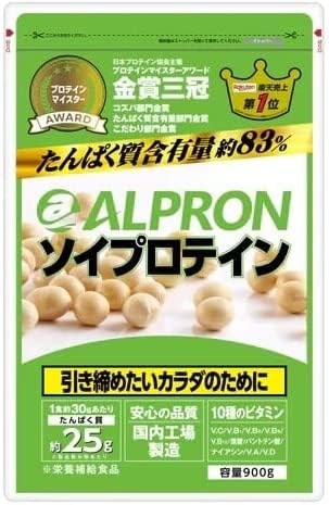 ALPRON (アルプロン)ソイプロテイン 900g チョコレート