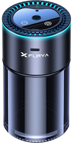 2026新登場・180mL で 16 ヶ月持続FLIRVA 車 アロマディフューザー 超音波霧化 静音 穴詰まりなし 粒子..