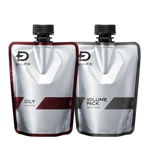 スカルプD シャンプー メンズ つけかえ用 オイリー2点セット (シャンプー ＆ コンディショナー) 脂性肌..