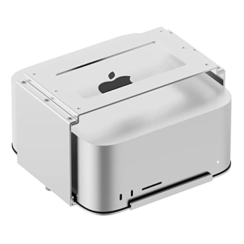 SENGTEK Mac Studio Mac Mini 用 スタンド デスク下マウント Apple Mac Studio M1 M2 M3 M4, Mac Mini (2010-2023) マックミニ アルミニウム製