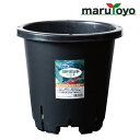 DICプラスチック NPポット スリット 10号 12L [ 鉢 鉢植え 植物 樹木 庭木 園芸 趣味 黒 プラ鉢 苗木 ]