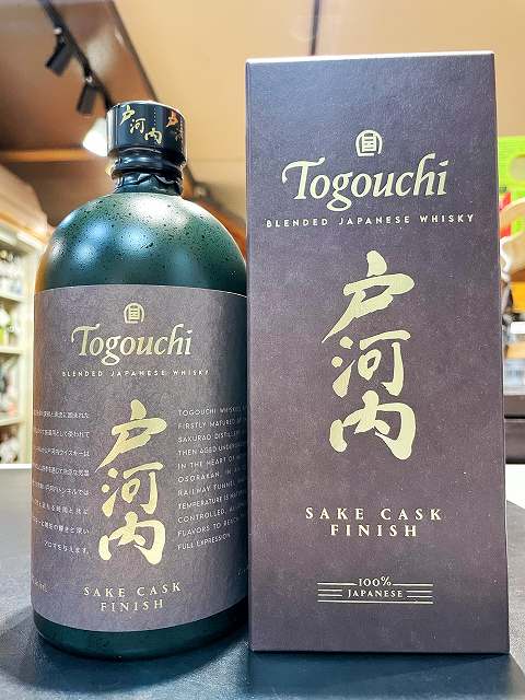 ブレンデッド　ジャパニーズウイスキー　戸河内　SAKE CASK FINISH（さけ　カスク　　フィニッシュ　700ml　広島　廿日市　宮島 中国醸造　地ウイスキー