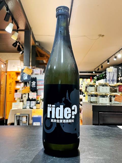 五橋 　ride？　BLACK　純米生原酒　黒糀（くろこうじ）　 3BY　720ml 　山口　岩国　日本酒　酒井酒造　ライド　日本酒のサムネイル