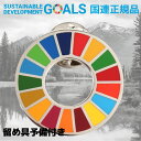 【4/24 20時～ 先着50名様使える15％クーポンあり】50個セット SDGs バッジ 簡単 取り付け きれい 持続可能な開発目標 Sustainable Development Goals