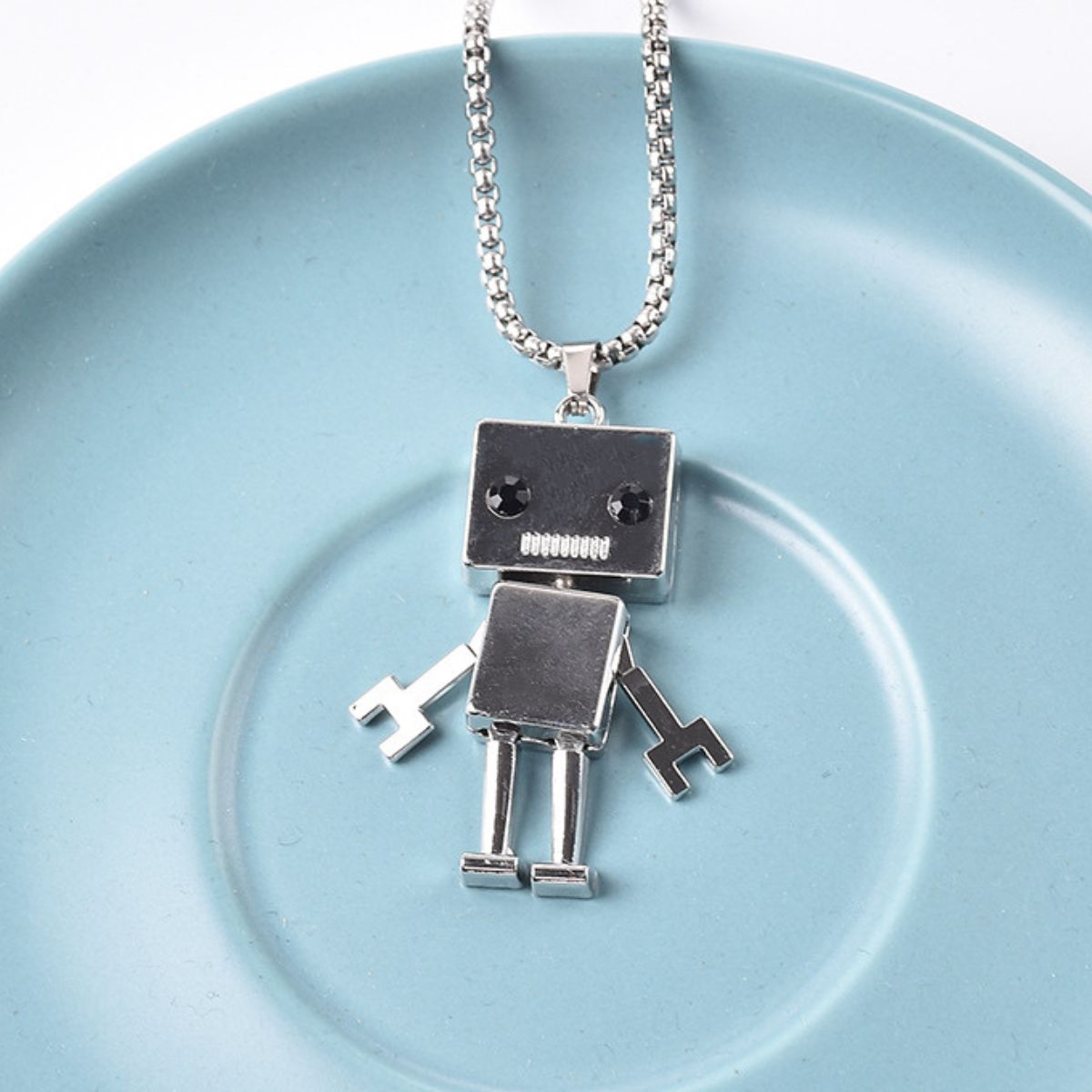 楽天市場】ラピュタ ロボット兵（カラーシルバー）（ネックレス
