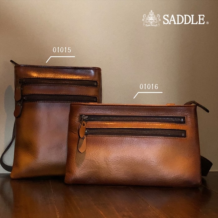 ＼24H限定！全品10％OFFクーポン＆エントリーで10倍／ 【 送料無料 】サドル SADDLE レザーバッグ ショルダーバッグ 01015・01016日本製 豊岡製鞄 牛革 本革 メンズ 街持ち 旅行 チョコ