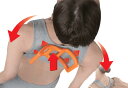 肩ストレッチ　コツアーチ　硬い素材が肩・背中の筋肉をしっかり伸ばす！